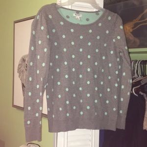 Long sleeve polka dot shirt